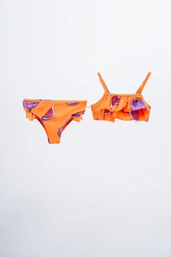 MOINOI Dievčenské bikiny s volánom FIGY