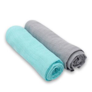Bavlnené plienky 2PACK modré - Image 2