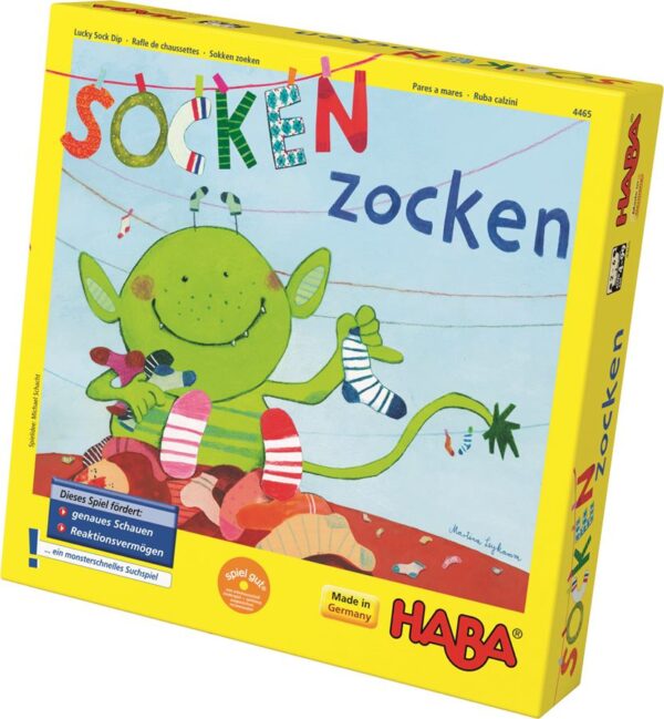 HABA Spoločenská hra pre deti Šťastné ponožky