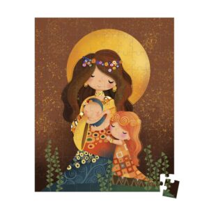 Janod Umelecké puzzle pre deti v kufríku Klimt - Image 2