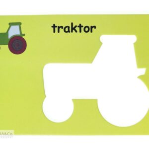 Prvé obkresľovacie kartičky – Na farme - Image 3