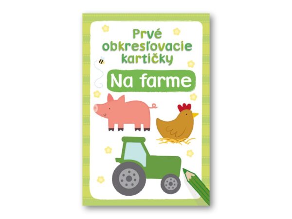 Prvé obkresľovacie kartičky – Na farme