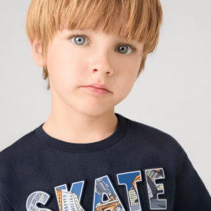 MAYORAL Chlapčenské tričko s dlhým rukávom Skate tmavomodré - Image 2