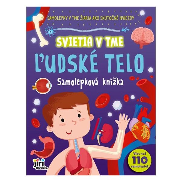 Samolepková knižka Svietia v tme - Ľudské telo