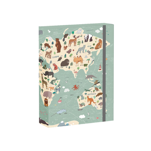 Box na zošity A5 World Map 2 REYBAG